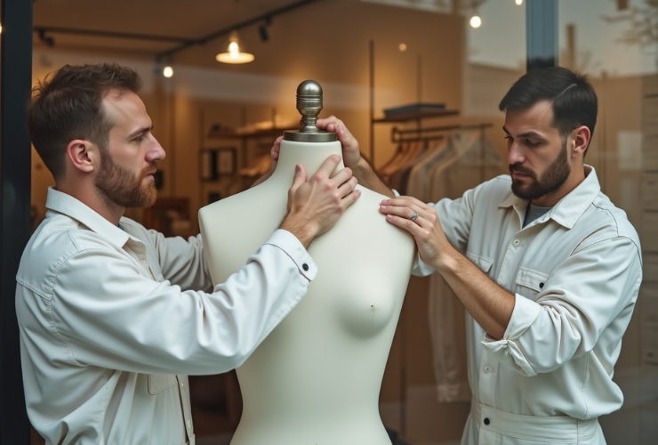 Montaje de escaparates para tiendas en Barcelona