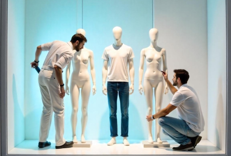 Montaje de escaparates para tiendas en Barcelona