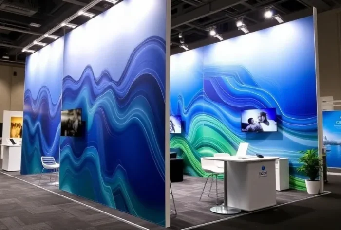 Instalación de vinilos para stands y ferias en Barcelona